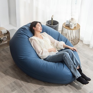 Pouf Poire Canapé Paresseux pour Maison Chambre à Coucher Convertible ou Allongé Assise Créative Petit Pouf Simple pour Balcon Fauteuil de Loisirs Tatami - Product Image 3