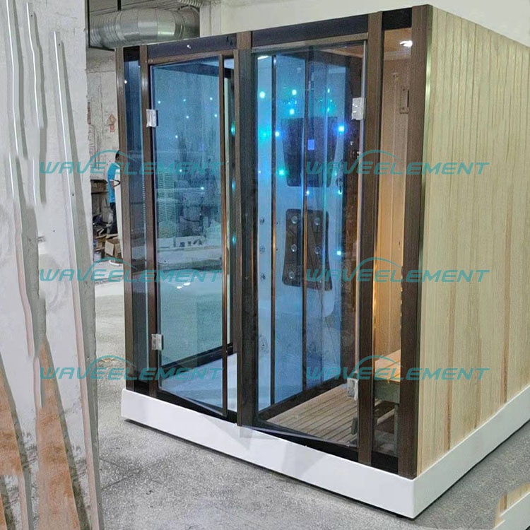 Steam shower sauna combos/ steam sauna bathroom/ sauna vs steam room