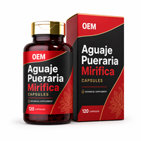 Capsules personnalisées Aguaje Pueraria Mirifica pour le soutien de la silhouette féminine, complément de contour corporel, capsules d'extrait pour l'amélioration des seins et des fesses
