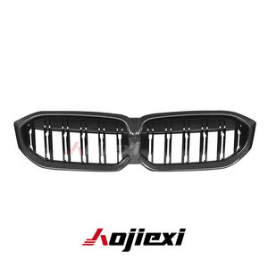 Parrilla de listón doble de fibra de carbono de alta calidad para <span class=keywords><strong>BMW</strong></span> Serie 3 G20 G21 LCI M340i <span class=keywords><strong>2023</strong></span> + Kit de carrocería de ventilación de aire de riñón de parachoques delantero - Product Image 4
