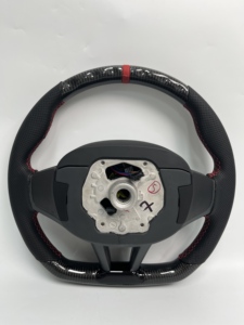 Venta Directa de Fábrica: <span class=keywords><strong>Volante</strong></span> de Cuero Negro para Toyota Corolla, Land Cruiser LC300, Mark X, LC200, Hiace, LC79, N80, N70 - Product Image 1