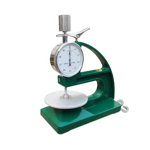 Portable Laboratory Measurement Rubber Leather Material Dial Thickness Gauge For Plastic Film