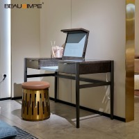 Table de toilette en marbre naturel de luxe, série Nascondino, fonction de charge rapide, style italien moderne minimaliste, taille et couleur personnalisables