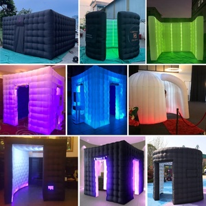 Carpa Inflable Familiar para Acampar, Carpa Inflable de Tela Oxford Gruesa, <span class=keywords><strong>Casa</strong></span> Inflable Personalizada para Exteriores, Montaje con un Clic - Product Image 2