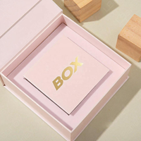 Boîte à Bijoux en Papier Style Livre avec Logo Personnalisé pour Boucles d'Oreilles Pendentifs Bague Boîte à Bijoux Collier au Design en Forme de Livre Unique