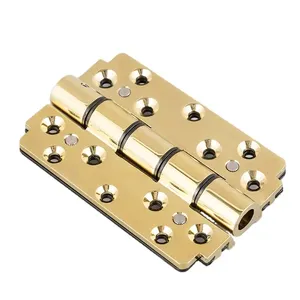 High Quality ISO9001 custom modern Gold profile Heavy Duty Aluminum Folding Door Hinge For Gates