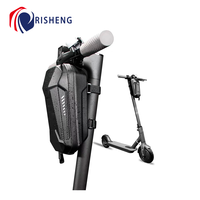 Sac de rangement étanche 3L pour scooter Sac de suspension avant pour scooter EVA Sac de voyage antichoc en carbone PU pour vélo avec fermeture à glissière étanche