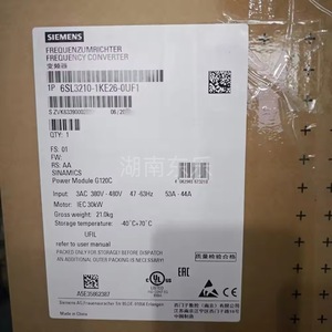 ตัวแปลงความถี่ซีเมนส์ 6SL3210-1KE26-0UF1 30กิโลวัตต์ 380โวลต์ G120C โมดูลพลังงาน - Product Image 1