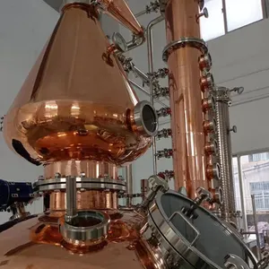 Column Spirit Wine Distiller Vodka Distillation Equipment Pot Still For The Brandy Distillery Distilling