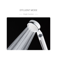 Pommeau de Douche ABS à Haute Pression avec Débit d'Eau Réglable, Filtre KDF pour Éliminer le Chlore et Filtre à Charbon Actif – Accessoire de Salle de Bain