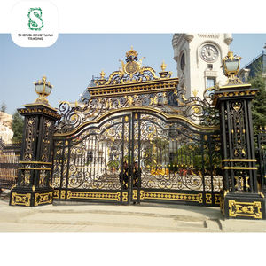 Porte coulissante principale en <span class=keywords><strong>fer</strong></span> <span class=keywords><strong>forgé</strong></span> avec moteur électrique - Product Image 2