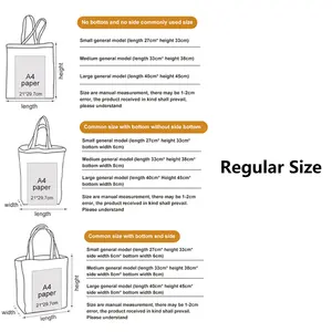 KAISEN 사용자 정의 디자인 빈 프로모션 면 캔버스 토트 가방 여성 캔버스 가방 면 가방 사용자 정의 로고