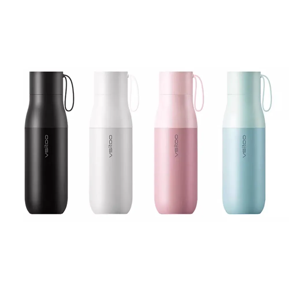 Promemoria di visualizzazione della temperatura Bluetooth da 450ml per bere una bottiglia d'acqua Thermos digitale intelligente con allarme e App