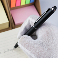 Stylo Bille et Stylet Tactile 2-en-1 en Aluminium avec Logo Personnalisé GemFully – Nouveauté 2026 – Idéal Cadeau d'Affaires