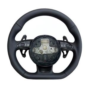 พวงมาลัยคาร์บอนไฟเบอร์ออกแบบได้ตามต้องการสำหรับรถ <span class=keywords><strong>Audi</strong></span> <span class=keywords><strong>RS</strong></span> A3 A4 A5 <span class=keywords><strong>A6</strong></span> C7 B8 R8 S3 S4 RS7 S5 Q3 Q5 RS3 TT RS5 RS6 B9 - Product Image 6