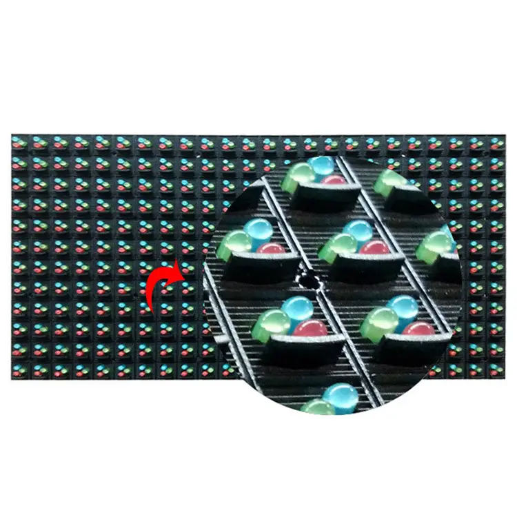 Niyakr primi dieci led produttori di alta qualità tuffo video 24x12 p13.3 pixel led di colore completo modulo display esterno