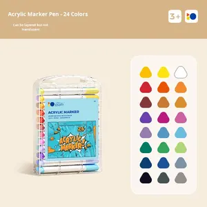 Rotulador Acrílico Enmi, Rotulador Especial para Niños, Color Opaco, Apilable, para Graffiti, Pintura, Diseño Creativo, Juego de Rotuladores de Acuarela - Product Image 6