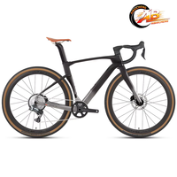 Vélo de course sur gravier en fibre de carbone Gravel-v3 Gex-13s 700c avec axe traversant, freins à disque hydrauliques, léger GRAVEL-V3, équipé d'un