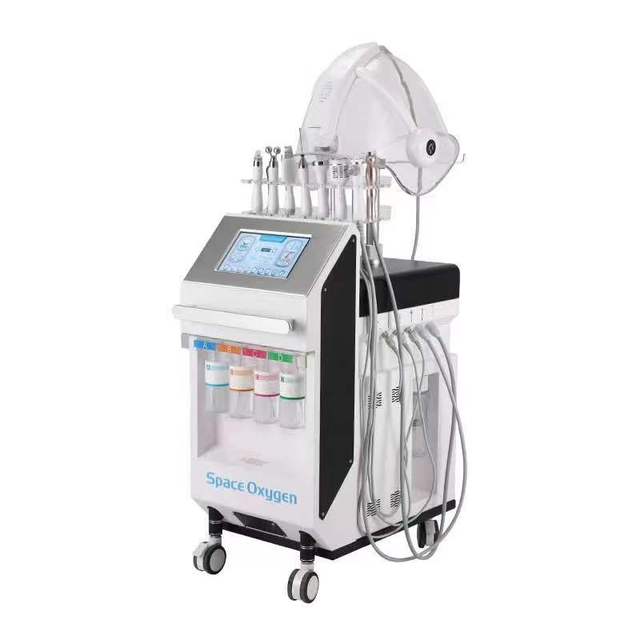 Multifunction Skin Care Cleaning H2O2 Hydra Jet Peel Oxygen Small Bubble Machine