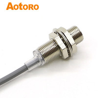 Sensor Efek Hall NPN M12 SR12-10DN 12mm untuk Motor Brushless, Sensor Magnetik, Tipe Saklar Magnetik