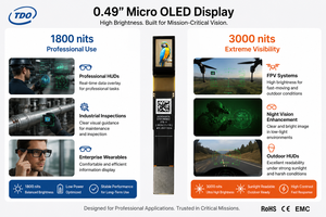 Micro Pantalla OLED de 0.49 Pulgadas, 1920x1080 FHD, 3000 Nits, SeeYA, Micro Pantalla Autoemisora para Gafas AR, HUD, Visión Nocturna, Pantalla de Guía de Ondas - Product Image 4