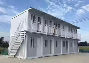 Taşınabilir 20FT ofis konteyner ev minik ev akıllı depolama ve kompakt tasarım ile prefabrik yaşam alanı katlanır ev - Product Image 3