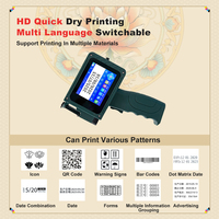 Impresoras de Inyección de Tinta Portátiles Wiseprint TIJ HP-WP127Pro Mini de 12.7mm, Fáciles de Transportar y Usar, para Imprimir Logotipos, Números y Códigos