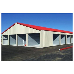 Thiết kế hiện đại Nhà kho khung thép đúc sẵn, dễ lắp ráp, thích hợp cho các cửa hàng và tòa nhà văn phòng. - Product Image 5