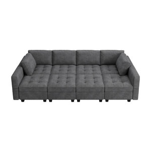Canapé d'angle modulaire Mario, design moderne et pliable, en <span class=keywords><strong>tissu</strong></span> bouclé et velours, idéal pour les salons <span class=keywords><strong>Boconcept</strong></span> - Product Image 2
