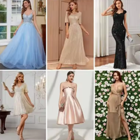 Vêtements d'occasion Prix direct usine Robes d'été pour femmes Vente en gros Nouvelle robe à bretelles française Vêtements de marque Styles multiples