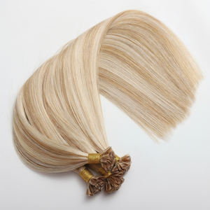 सबसे अच्छी बिक्री इटैलियन केराटिन बांड फ्लैट टिप बालों का विस्तार काले कच्चे डबल खींचा प्राकृतिक कुंवारी 100% वाइटनेस मानव बाल - Product Image 5