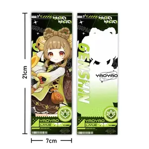 11 stili di gioco Star Rail Laser segnalibro Dan Heng <span class=keywords><strong>marzo</strong></span> 7 ° Bronya Seele Asta Herta Akane carte di plastica per <span class=keywords><strong>regalo</strong></span> - Product Image 4