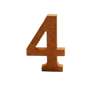 ILAN Lettera Decorativa 15 Cm Numero 4 Per Decorazione Murale - Product Image 2