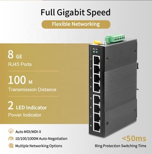สวิตช์เครือข่ายอุตสาหกรรมแบบ Lite Managed 8 พอร์ต รุ่นใหม่ปี 2026 รองรับ QoS ความเร็ว 16Gbps พร้อมระบบ One-Click Ring สำหรับเมืองอัจฉริยะ - Product Image 1