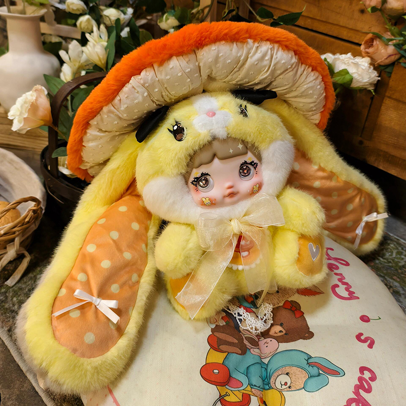 Nommi ぬいぐるみ 400% きのこ帽子 本物のNommi Nuomi 400% 一般的なキノコの帽子ブラインド