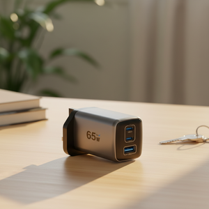 Cargador <span class=keywords><strong>de</strong></span> Laptop y Móvil KYT <span class=keywords><strong>de</strong></span> 65W con Carga Súper Rápida Tipo C, Adaptador <span class=keywords><strong>de</strong></span> Corriente para Dell y <span class=keywords><strong>iPhone</strong></span> - Product Image 1