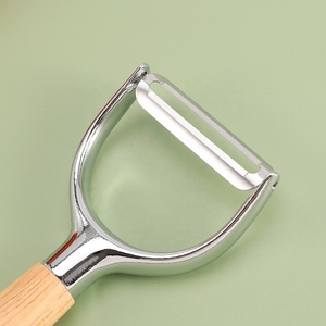 Nuevo <span class=keywords><strong>cuchillo</strong></span> pelador de madera de acacia de acero inoxidable ambidiestro ecológico con hoja de hasta 3,9 pulgadas para frutas y melones - Product Image 4