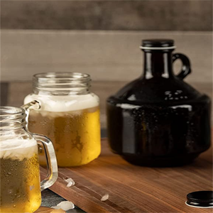 Botellas de Vidrio Personalizadas al por Mayor, Growlers Kook, Tapa de Aluminio, Sello de Corona, Alta Calidad, Estampado en Caliente, para Tequila, Cerveza, Refrescos, Cosméticos - Product Image 4