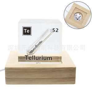 Cubo Decorativo de Telúrio con Luz Nocturna de 52 LED Multicolor, Alimentado por USB, Control Táctil - Product Image 4