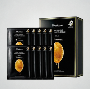 แผ่นมาส์กหน้า JM Solution Honey Luminous Royal Propolis 10 แผ่น บำรุงผิวหน้าให้ชุ่มชื้น กระจ่างใส และบำรุงผิว - Product Image 3