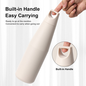 Bouteille d'eau isotherme personnalisée IDEA GIFT avec logo, sans BPA, réutilisable, en acier inoxydable, pour cadeaux promotionnels - Product Image 5