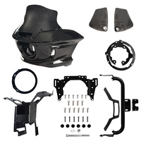 Carénage de style Club ST pour Softail M8 Low Rider S Low Rider 2018+ avec pare-brise/deflecteur coloré