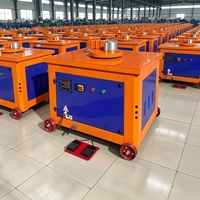 Bienvenue chez Gf-25xing : Machine tout-en-un pour la cintrage automatique de barres d'acier CNC, avec composant moteur d'automatisation manuelle.