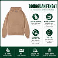 Sweat à capuche oversize pour homme en molleton 380 GSM, épais, uni, à épaules tombantes, style streetwear, hiver, personnalisable