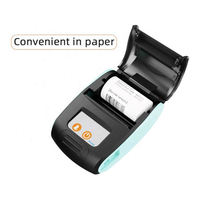 Imprimante de reçus portable sans fil Bluetooth bon marché et largement utilisée pour l'impression de billets, de factures et de reçus