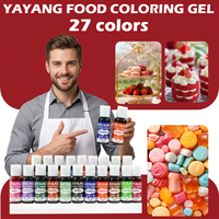 Colorants alimentaires vibrants en 27 couleurs, colorants pour gâteaux, colorants comestibles, colorant alimentaire liquide 20 ml pour crème