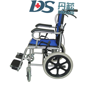 Silla de ruedas <span class=keywords><strong>manual</strong></span> Rueda trasera de 16 pulgadas Rueda sólida Silla de ruedas plegable - Product Image 6