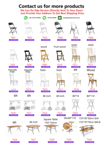 고품질 정원 접이식 의자, 웨딩 행사용 플라스틱 윔블던 화이트 의자, 레진 야외 접이식 의자 - Product Image 3