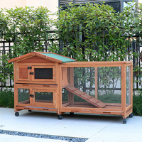 Grand poulailler extérieur en bois, cage à poules, enclos à lapins, nichoir pour animaux de ferme et de jardin, tente d'élevage