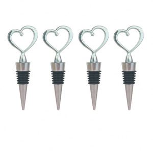 Metal Vacuum <b>Stoppers</b> Heart Shape Eco-Friendly Bar Accessories Wine Plugs Bottle <b>Stopper</b> - Product Image 1